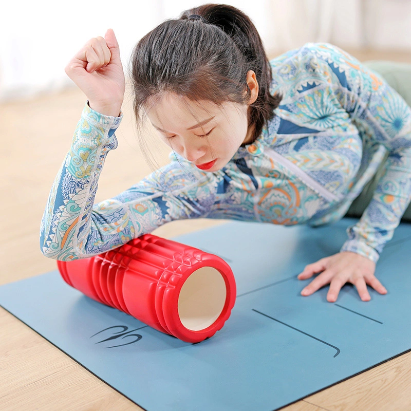 Wholesale Custom Logo High Density Fitness Massage EVA Grid Yoga Foam Roller Set for Exercise