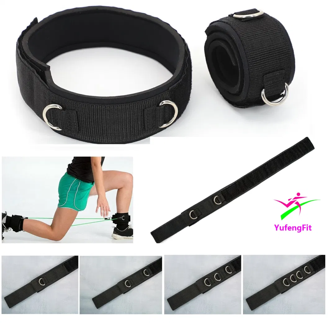 Thigh Strap Neoprene Padded Fitness Legs Cuff Adjustable Strength Training Accessories Speed Exercise for Taekwondo Football Running